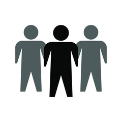 People Icons , Person work group Team Vector. vector illustration. eps 10