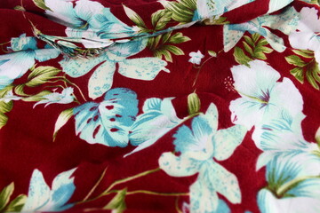 flower pattern textile