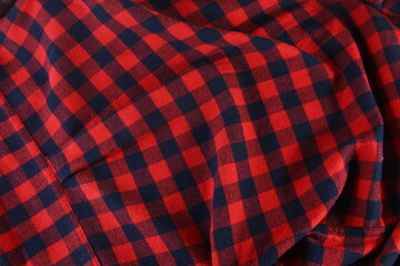 red square pattern fabric