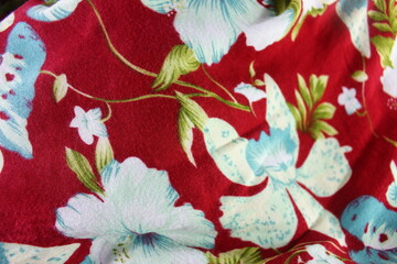 Fototapeta na wymiar flower pattern textile
