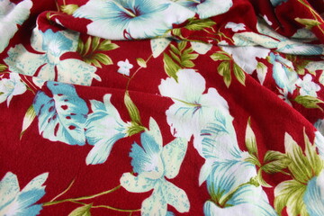 flower pattern textile
