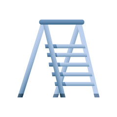 home remodeling tool ladder icon design vector
