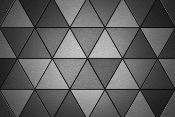 Abstract background of triangle shape. Modern wall. 3D rendering.