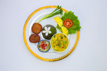 Spicy Green Curry Set Thai Food