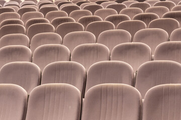Obraz premium empty cinema or theater seats