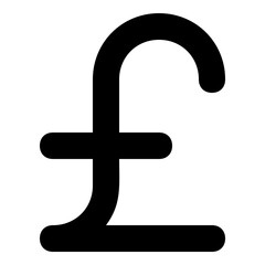 Pound Line Vector Icon