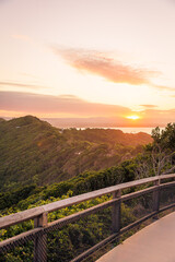 Byron bay sunset from lighthouse walk