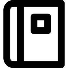 Diary Line Vector Icon