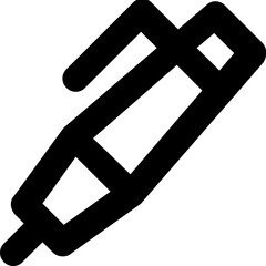 Pen Line Vector Icon