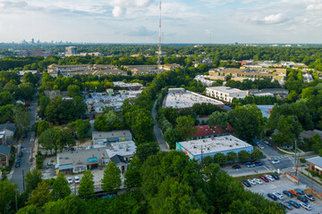 The Atlanta Beltline,  Commercial District,  Aerial View Series, 2020