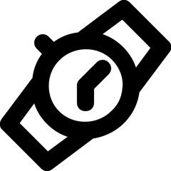Wristwatch Vector Line Icon