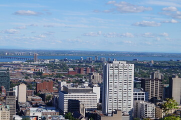 Fototapeta na wymiar Montreal Canada Skyline