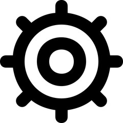 Cog Vector Line Icon