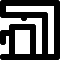 Coffee Machine Vector Line Icon