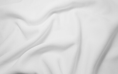 Obraz premium White wavy cloth mesh background