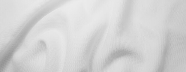 White wavy cloth mesh background