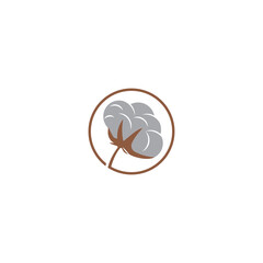 Cotton Logo Template vector symbol nature