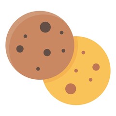 Fototapeta premium Cookies icon, Birthday party related vector illustration