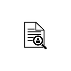 case study icon vector sign symbol