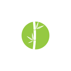 Bamboo Logo Template vector icon illustration design