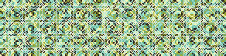 Abstract Geometric Pattern generative computational art illustration