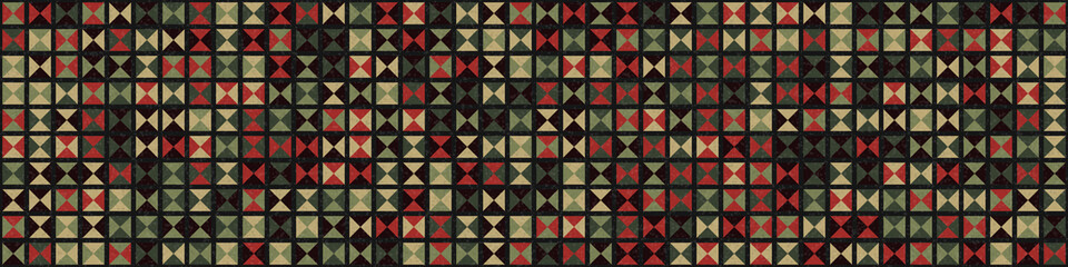 Abstract Geometric Pattern generative computational art illustration