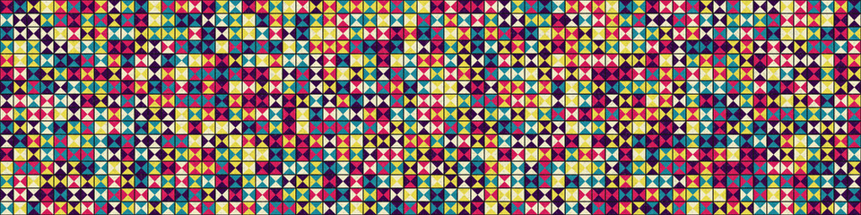 Abstract Geometric Pattern generative computational art illustration