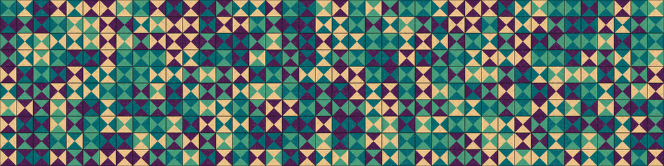 Abstract Geometric Pattern generative computational art illustration