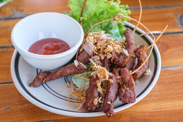 Healthy food, good taste and spicy of northern Thai people.