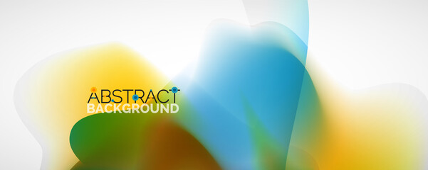 Fluid color gradient abstract background, trendy colorful wallpaper. Vector illustration for placards, brochures, posters, banners and covers