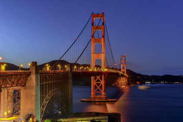 the golden gate in san francisco, usa