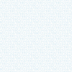 Numeral vector seamless pattern. Number