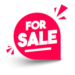 Vector Illustration Round Label With Text For Sale