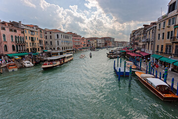 Obraz premium Grand Canal and blue sky Venice,Italy