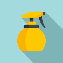 Stylist water spray icon. Flat illustration of stylist water spray vector icon for web design