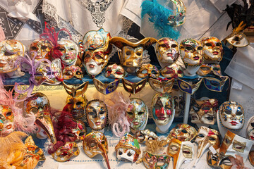 Traditional carnival mask of Venice.