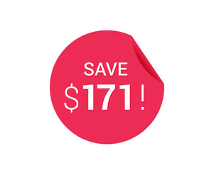 Save $171 dollars, $171 us dollar save