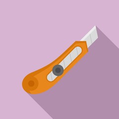 Cutter object icon. Flat illustration of cutter object vector icon for web design