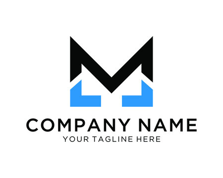 M LML MLL creative logo design template