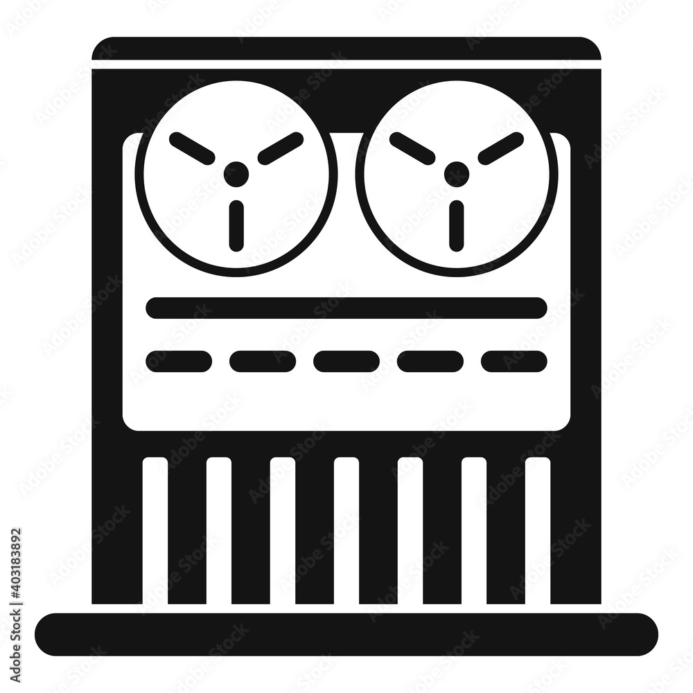 Poster old video recorder icon. simple illustration of old video recorder vector icon for web design isolat