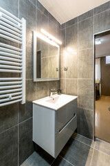 Interior of a hotel bathroom
