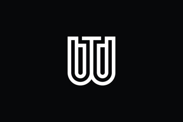 W logo letter design on luxury background. WW logo monogram initials letter concept. W icon logo design. WW elegant and Professional letter icon design on black background. W WW