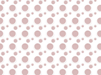 Polka dots pattern design dawn Pink