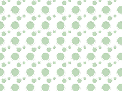 Polka dots pattern design  willow green
