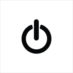 power off button web vector icon