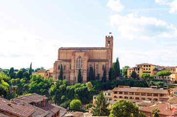 Basilica of San Domenico, also known as Basilica Cateriniana, is a basilica church in Siena, Tuscany region, Italy. Local Italian landmark