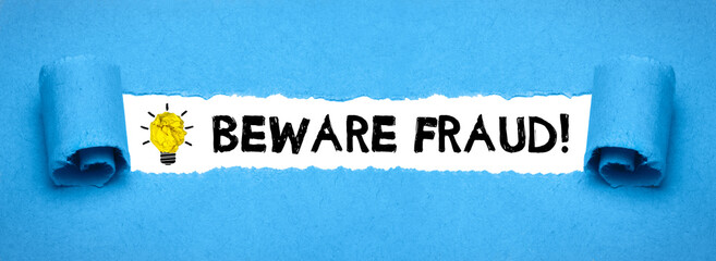 Beware Fraud! 