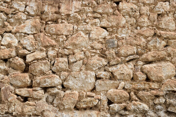 Texture of an old weathered and dusty rustic wall
