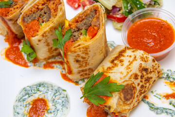 grilled salmon steak