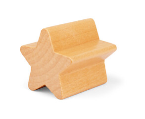 Old wooden Christmas star